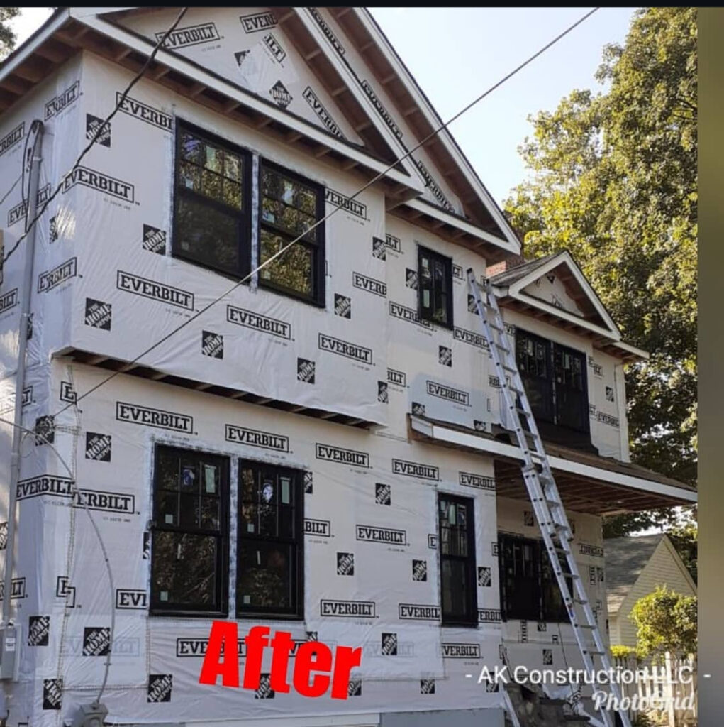 After house wrapping